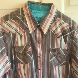 Ladies Western Style long sleeve top